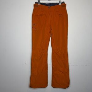 Salomon Women’s Orange AdvancedSkin Winter Ski Pants: Size Small